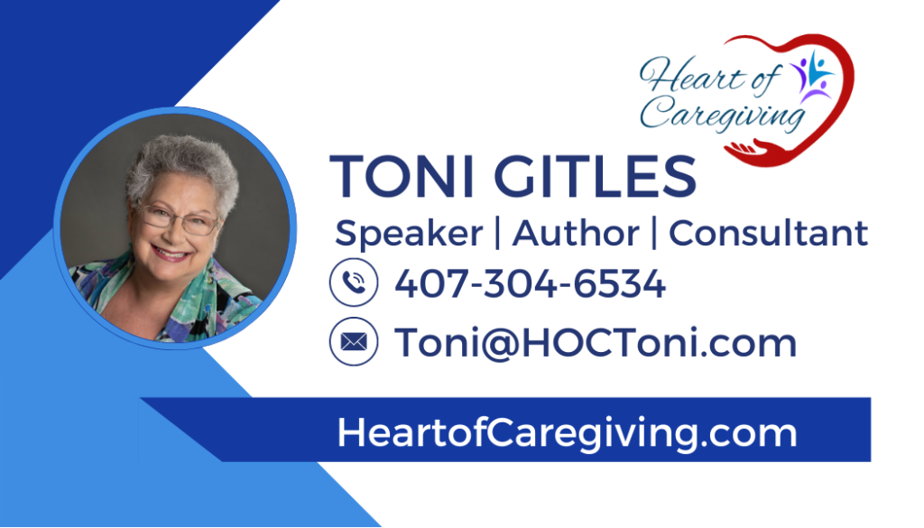 Business card front - Toni Gitles