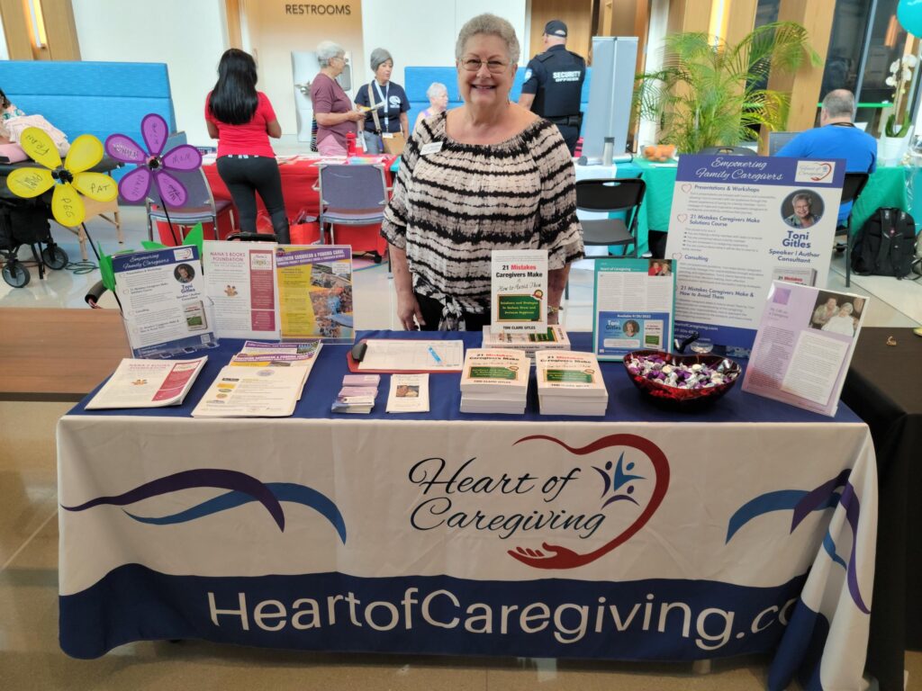 Heart of Caregiving Table Setup