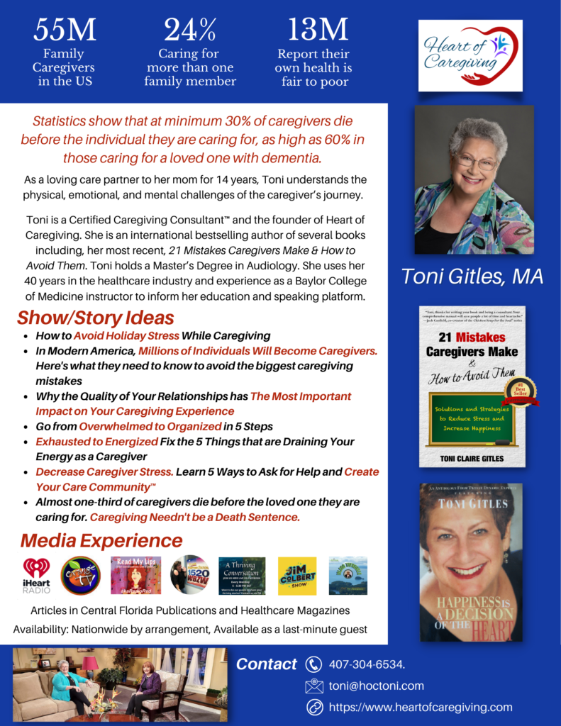 Heart of Caregiving Media One Sheet