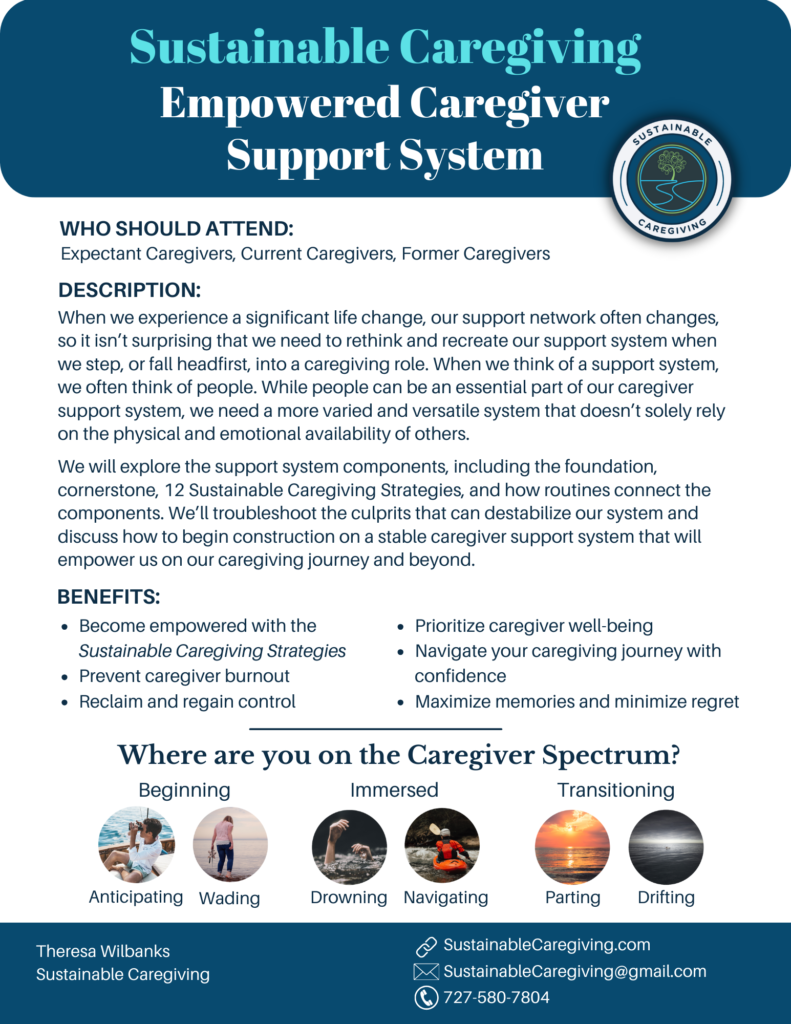 Sustainable Caregiving: Empowered Caregiver Support System