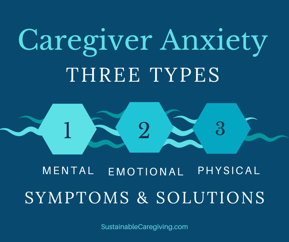 Caregiver Anxiety: 3 Types, Mental, Emotional, Physical. Symptoms & Solutions