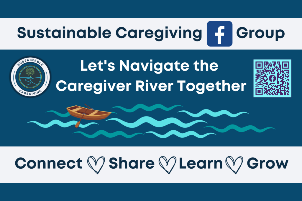 Sustainable Caregiving Facebook Group Postcard